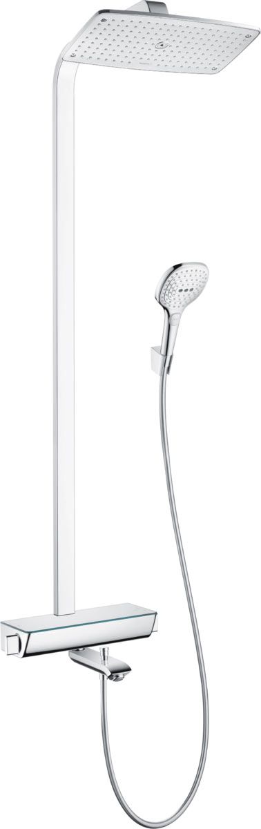 Hansgrohe Raindance E Showerpipe 360 1jet termosztáttal és kádtöltővel 