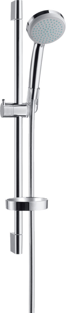 Hansgrohe Croma 100 Zuhanyszett Vario 65 cm-es zuhanyrúddal és szappantartóval, EcoSmart 9 l/perc 