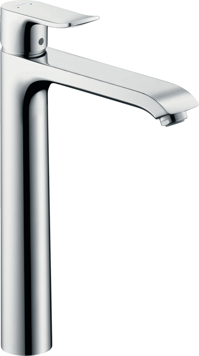 Hansgrohe Metris Egykaros mosdócsaptelep 260 mosdótálakhoz, automata lefolyó-garnitúrával 