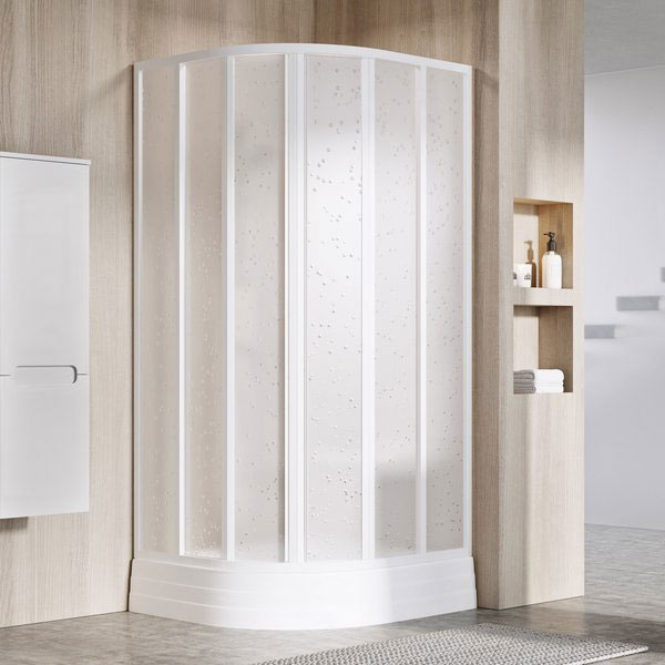 Ravak Supernova SKCP6-90 195 zuhanykabin ( fehér + Transparent ) 