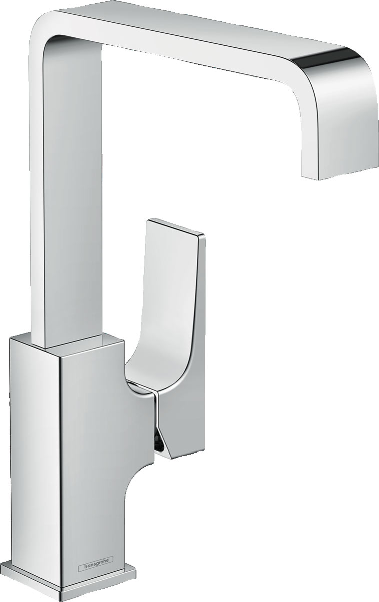 Hansgrohe Metropol Egykaros mosdócsaptelep 230 karos fogantyúval, push-open lefolyó-garnitúrával 
