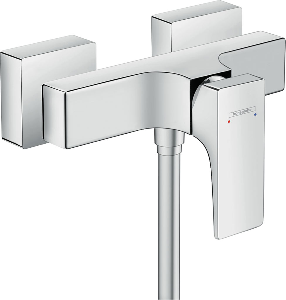 Hansgrohe Metropol Egykaros zuhanycsaptelep nyitókarral, falsíkon kívüli szereléshez 