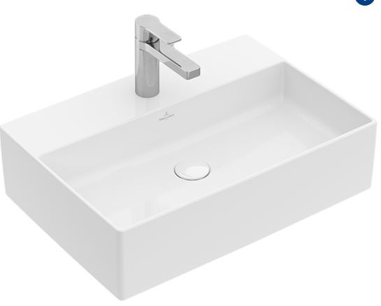 Villeroy & Boch Memento 2 felületre szerelhető téglalap alakú mosdó 