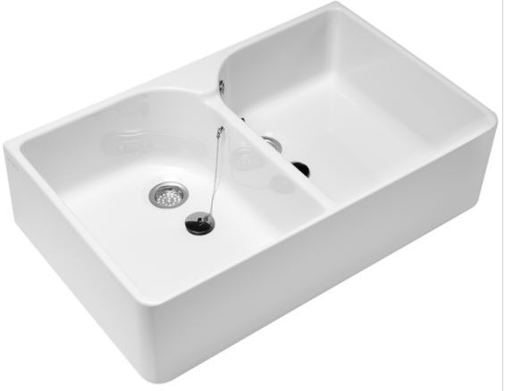 Villeroy & Boch O Novo dupla téglalap alakú mosogató 