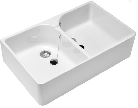 Villeroy & Boch O Novo dupla téglalap alakú mosogató 