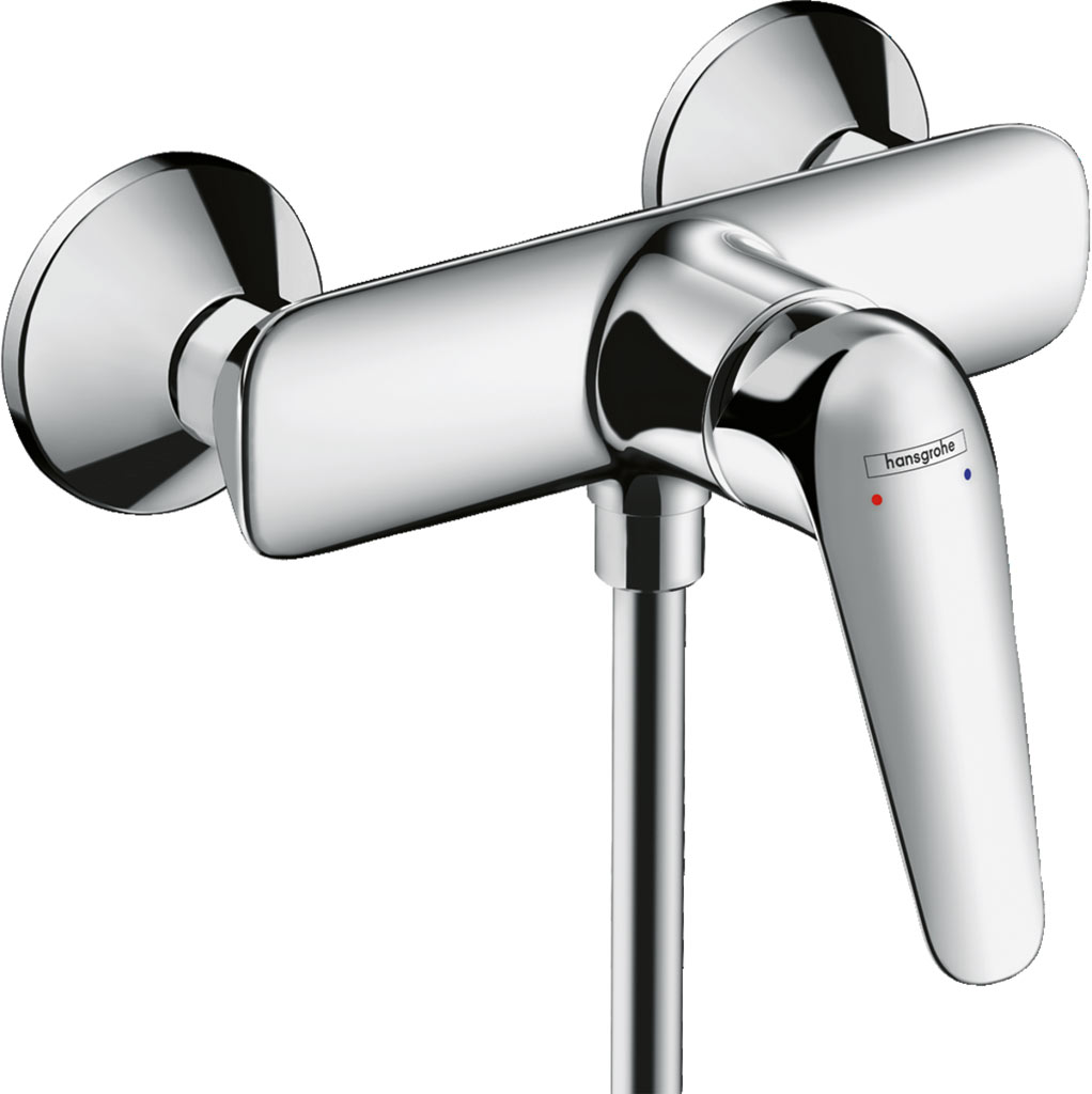 Hansgrohe Novus Egykaros zuhanycsaptelep falsíkon kívüli szereléshez 