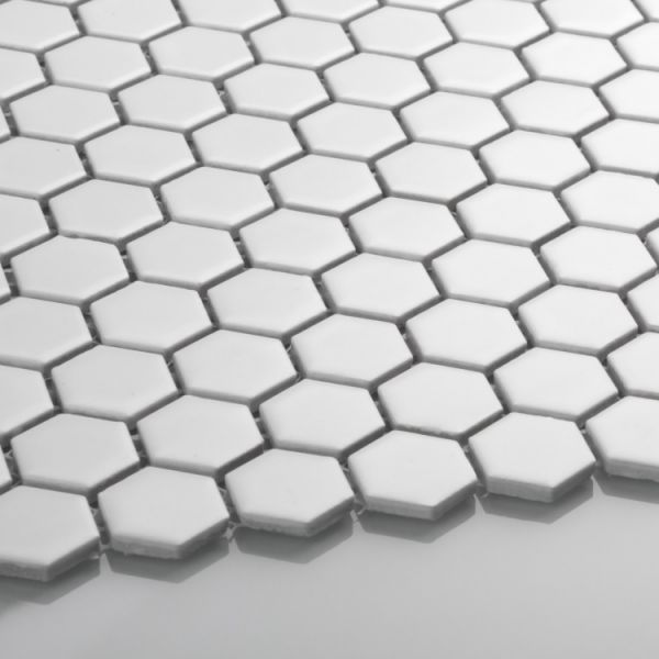 Raw Decor Hexagon fehér mozaik