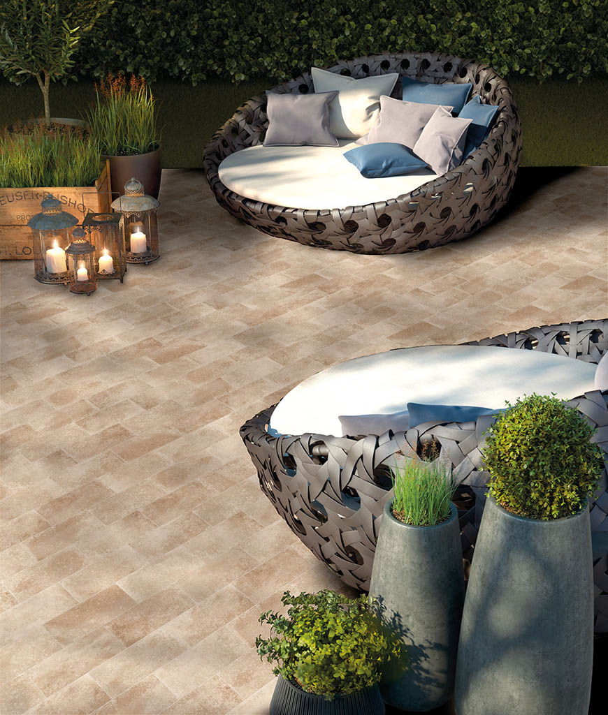 Il Cavallino Ceramiche Tuscolana Kőhatású járólap