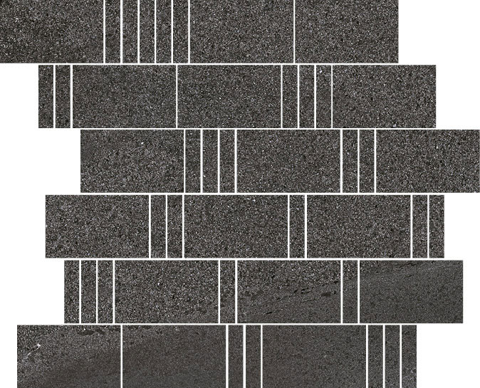 Cerdisa Landstone Anthracite mozaik 30x30 cm