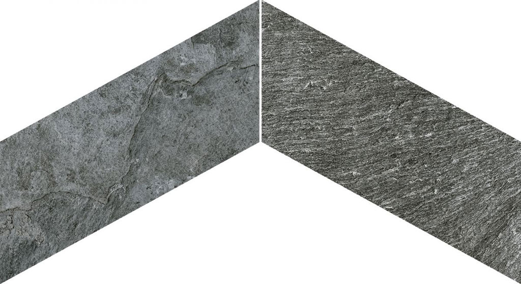 Cerdisa Blackboard Lisca Diagonale Anthracite padlódekor 19,5x47,5 cm