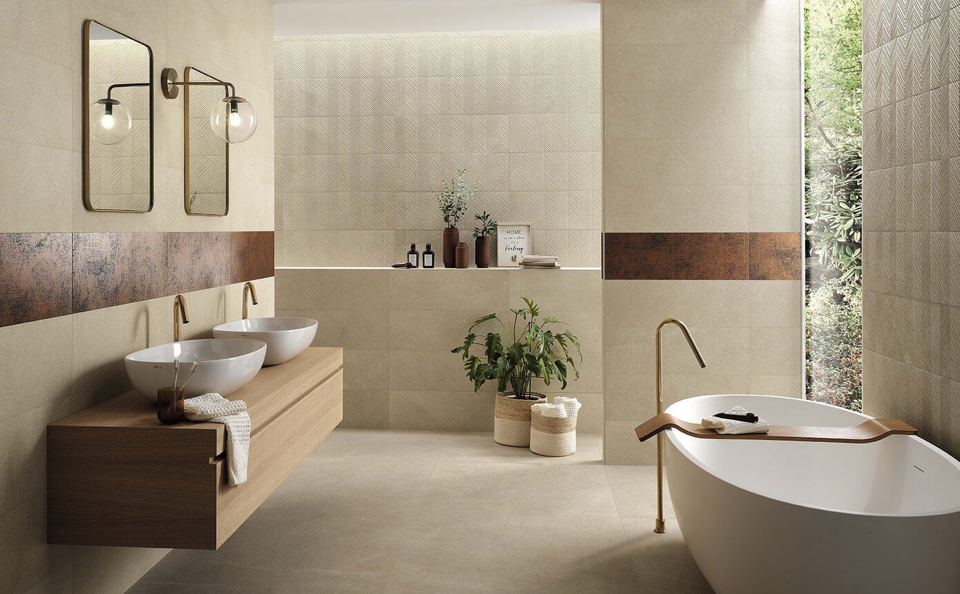 Fap Ceramiche Nux Modern fürdőszoba 