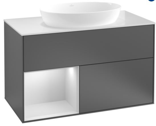 Villeroy & Boch Finion szögletes szekrény 