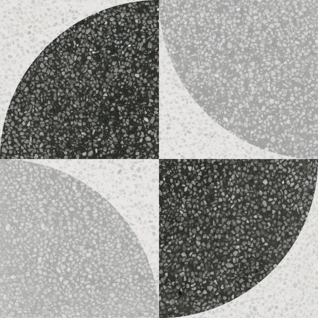 Harmony Lido White Elipse falicsempe és padlólap 22,3x22,3 cm