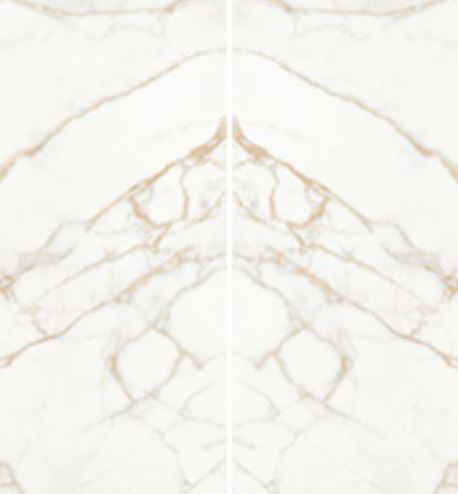 Lea Ceramiche Delight Calacatta Oro dekorcsempe és padlódekor 260x120 cm