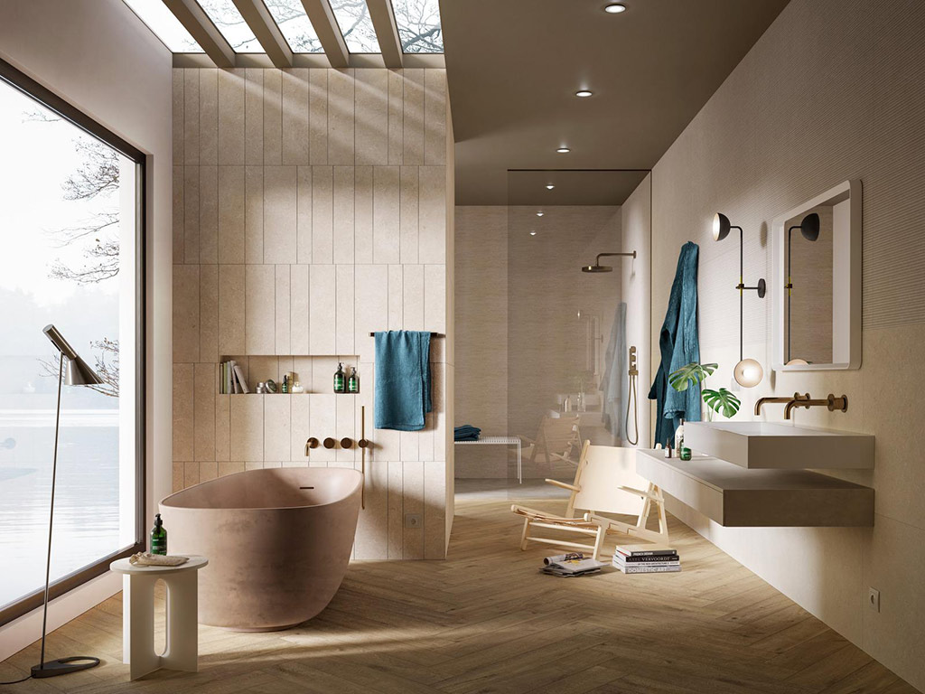 Marazzi Terratech Modern fürdőszoba 