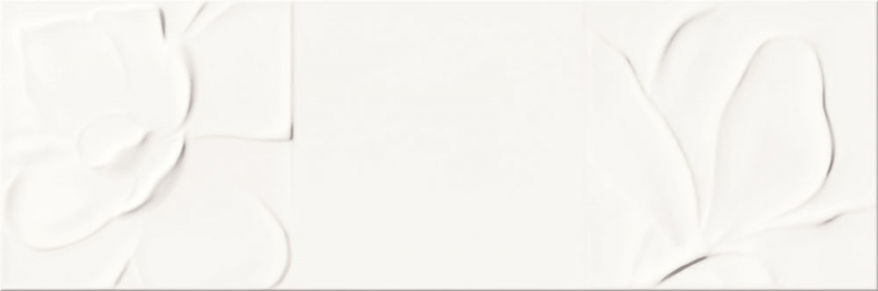 Opoczno falicsempe Opoczno Structure Pattern white flowers structure falicsempe 25 x 75
