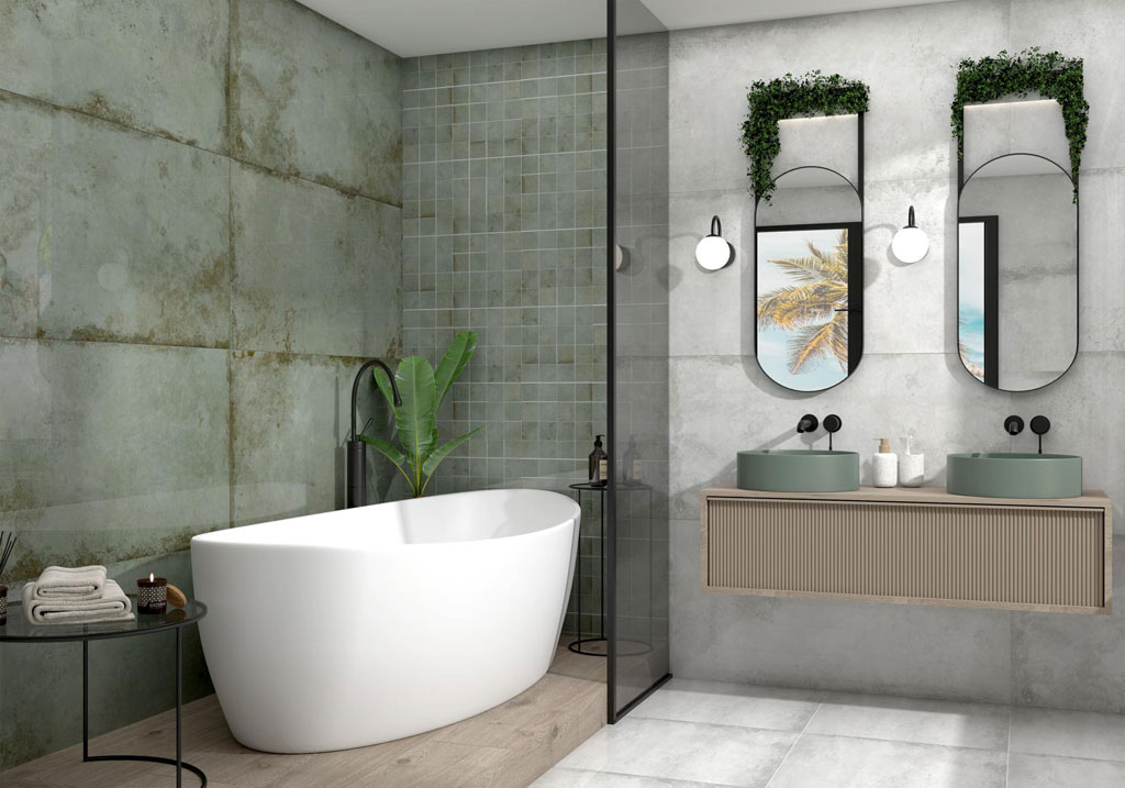 Pamesa Alloy Modern fürdőszoba 