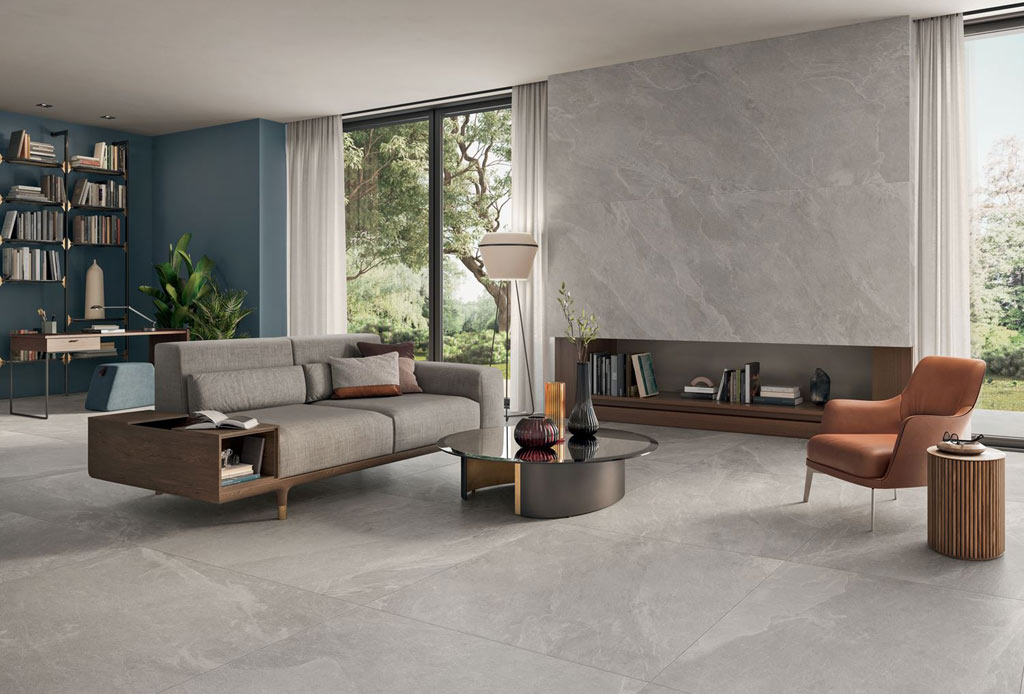 Panaria Zero 3 Stone Trace falburkolatok és padlólapok