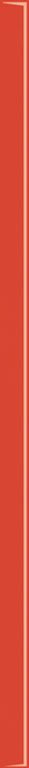 Paradyz Uniwersalna Listwa Red dekorcsík 2,3 x 60