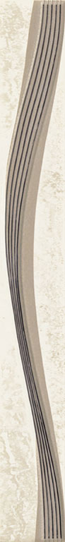 Paradyz Sari Beige dekorcsík 4,8 x 40