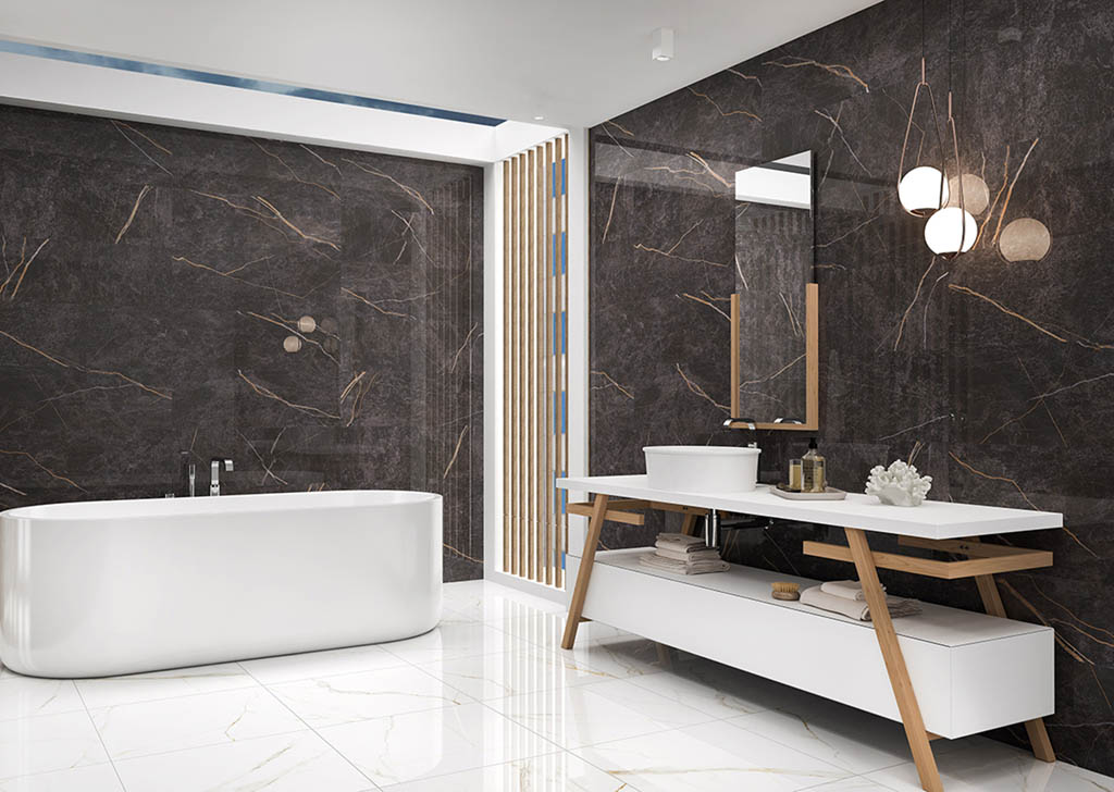 Porcelánicos HDC Calacatta Gold Falburkolat