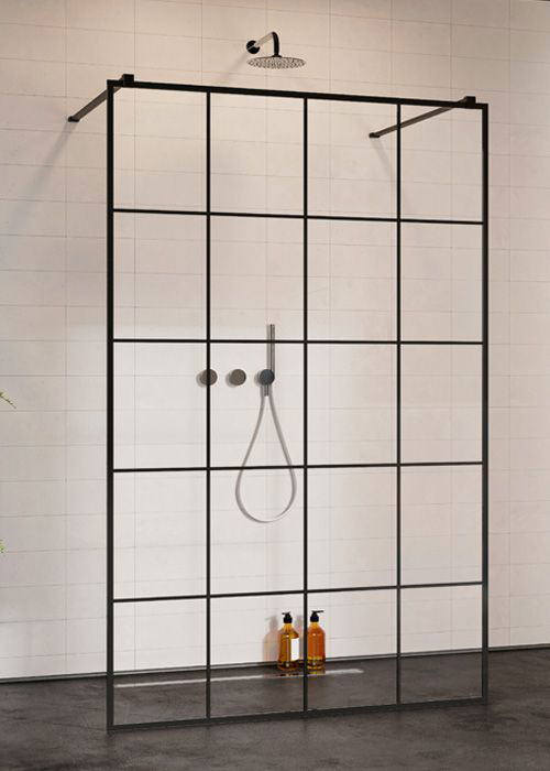 Radaway Modo X Black I 150 Factory Walk-in zuhanyfal