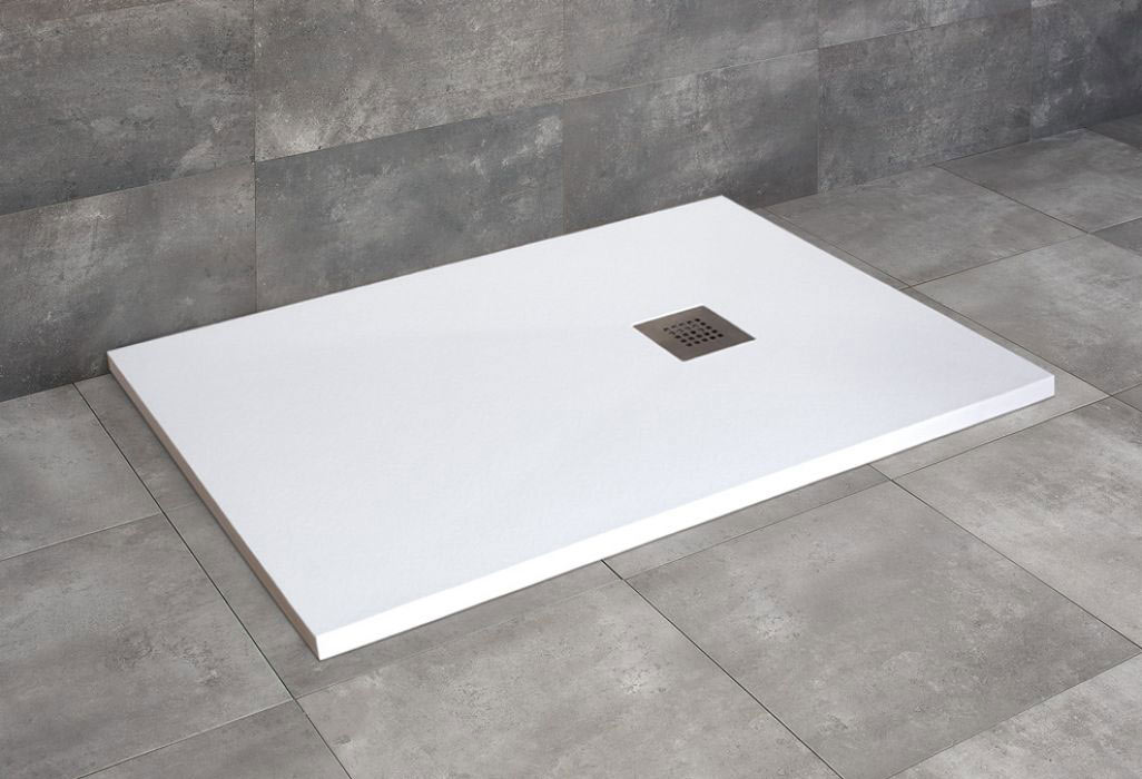 Radaway Kios F szögletes lapos fehér zuhanytálca 170x90