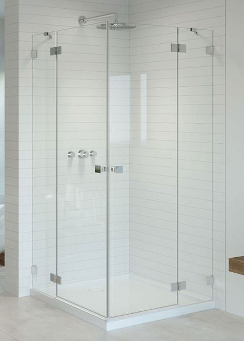 Radaway Essenza Pro KDD 100 B átlátszó szögletes zuhanykabin