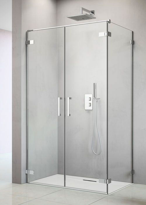 Radaway Arta DWD+S F 60 B átlátszó szögletes zuhanykabin