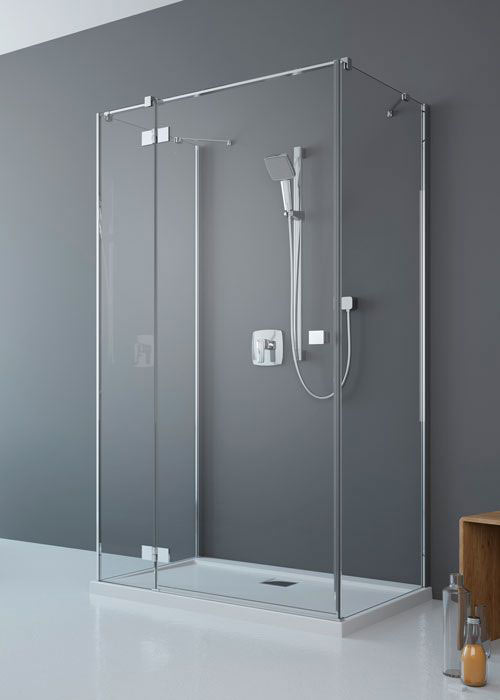 Radaway Essenza New KDJ+S 100 B  átlátszó szögletes zuhanykabin