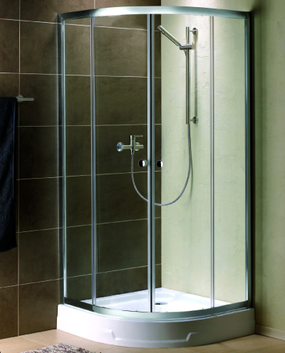Radaway zuhanykabin Radaway Premium Plus A 80 grafit 800 x 800