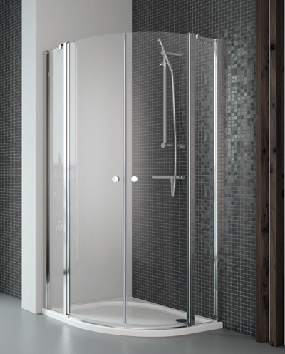 Radaway zuhanykabin Radaway Eos II PDD 100 B átlátszó
