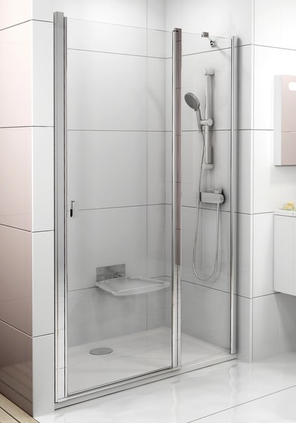 Ravak zuhanyajtó Ravak Chrome CSD2-100 fehér transparent
