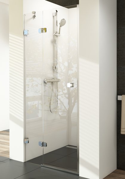 Ravak zuhanyajtó Ravak Brilliant BSD2-100 A-jobb fényes transparent