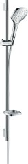 Hansgrohe Raindance Select E Zuhanyszett 120 3jet szappantartóval és 90 cm-es zuhanyrúddal, EcoSmart 9 l/perc 