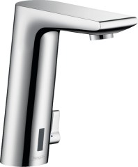 Hansgrohe Metris S Elektronikus mosdócsaptelep hőmérséklet szabályozással, 230 V-os hálózati csatlakozással 
