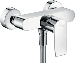 Hansgrohe Metris Egykaros zuhanycsaptelep falsíkon kívüli szereléshez 