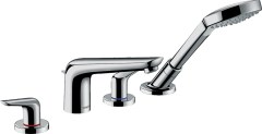 Hansgrohe Novus 4-lyukú peremre szerelhető kádcsaptelep 