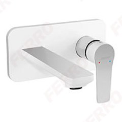 Ferro Adore White/Chrome BDR3PA - falsík alá építhető mosdócsaptelep