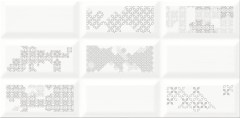 Cersanit Naris Inserto Patchwork WD285-002 dekorcsempe 29,7 x 60