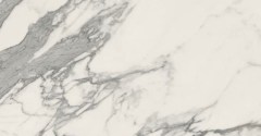 Kerlite Slimtech Synestesia Pure Statuario falicsempe és padlólap 120x278 cm