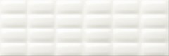 Opoczno dekorcsempe Opoczno White glossy pillow dekorcsempe 25 x 75