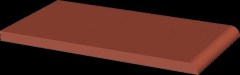 Paradyz Natural Rosa Parapet lépcsőlap 13,5 x 24,5