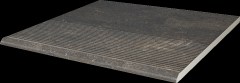 Paradyz Scandiano Brown Stopnica Prosta lépcsőlap 30 x 30