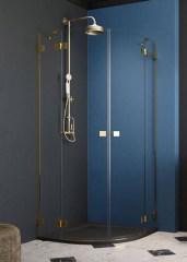 Radaway Essenza Pro Gold PDD 100 B íves zuhanykabin