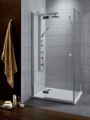 Radaway Almatea KDJ 90Jx90 átlátszó szögletes zuhanykabin 900