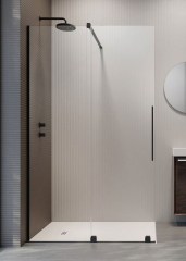 Radaway Furo Black Walk-in 120 bal Walk-in zuhanyfal