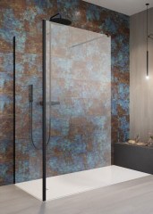 Radaway Modo New IV 140 Walk-in fekete zuhanyfal