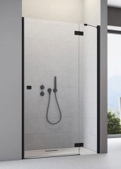 Radaway Essenza New Black DWJ 130 B fekete zuhanyajtó