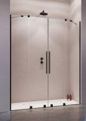 Radaway Furo Black DWD 160 zuhanyajtó